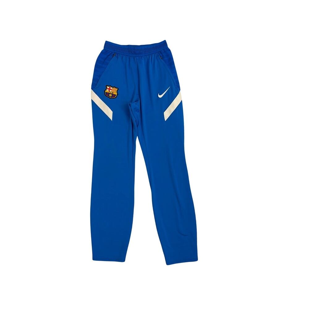 Nike Straight Joggers FC Barcelona Soccer Strike pants Blue Youth Large 14/16